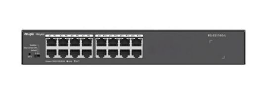 Ruijie Reyee RG-ES116G-L 16 Port 10/100/1000 Mbps Switch Metal Kasa resmi