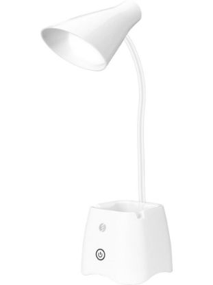 S-link SL-M9000 Usb Destekli Beyaz Masa Klipsli 6 SMD Ledli Okuma Lambası resmi