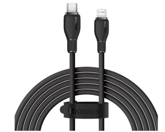 Baseus Crystal C to Lgt 20W 1.2 Kablo Siyah (CAJY000201) resmi