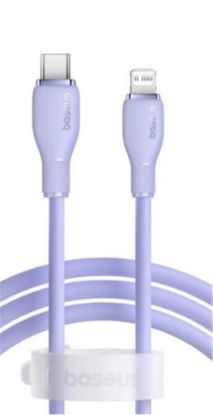Baseus Pudding USB-A Light 2.4A Kablo 1.2m Mor (P10355700511-00) resmi