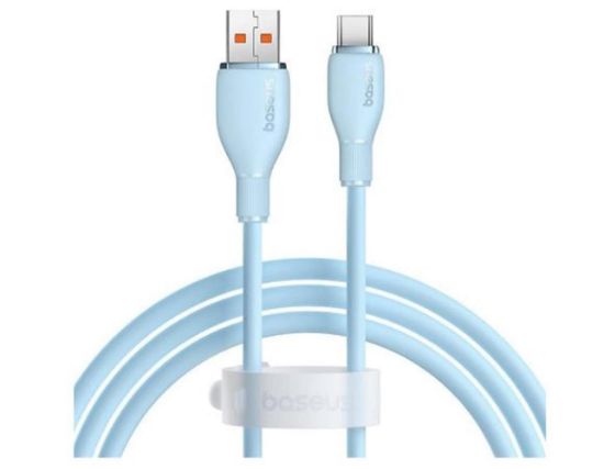 Baseus Pudding USB to C 100W Kablo 1.2m Mavi (P10355703311-00) resmi