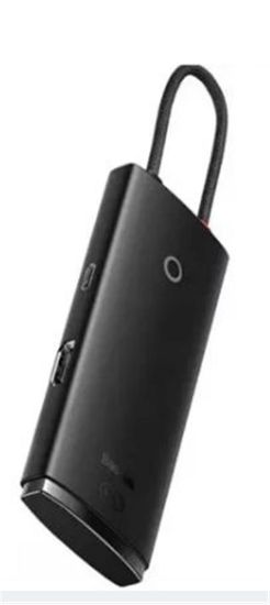 Baseus Lite 5in1 Multifonksiyonel Type-C Hub Dock Station (WKQX040001) resmi