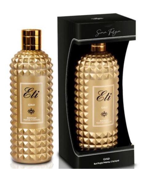 Eti BOUTIQUE Gold Cam Şişe Kolonya 300ml resmi