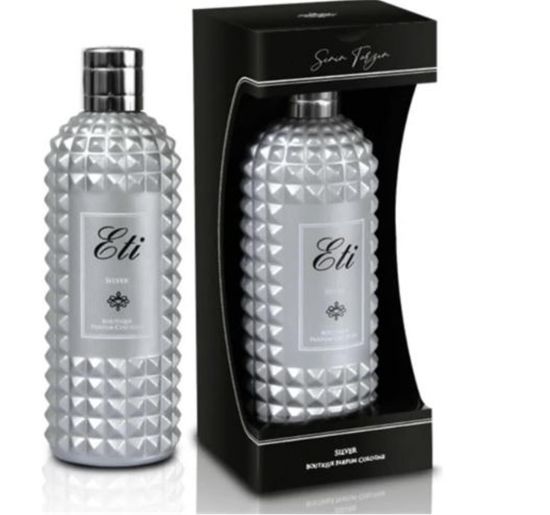 Eti BOUTIQUE Silver Cam Şişe Kolonya 300ml resmi