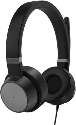 Lenovo 4XD1C99223 Go Wired ANC Headset Thunder Black Kulaküstü Kulaklık resmi