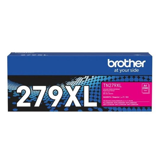 Brother TN-279XLM Magenta Kırmızı Toner HL-L3280CDW  DCP-L3520/3560 MFC-L3720/3760/8390 2.300 Sayfa resmi