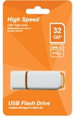 Elba 64GB Plastik Beyaz-Turuncu 3.2 USB Flash Bellek resmi