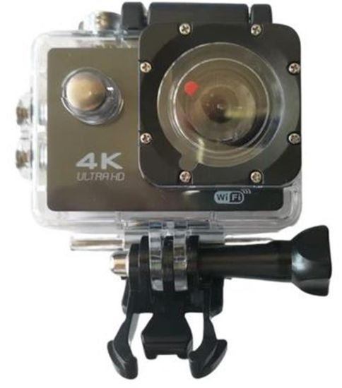 Apronx AX-GR102 16MP 4K Ultra Hd 2" LCD Waterproof (30M) 5 Aparat Aksiyon Kamera resmi