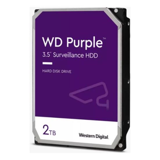 Wd 2Tb Purple WD23PURZ 3.5¨ 5400RPM 64MB SATA 6GB/s 7x24 Güvenlik Diski (Resmi Distribitör Ürünü) resmi