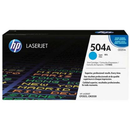 HP 504A Cyan Mavi 7.000 Sayfa Toner CE251A resmi