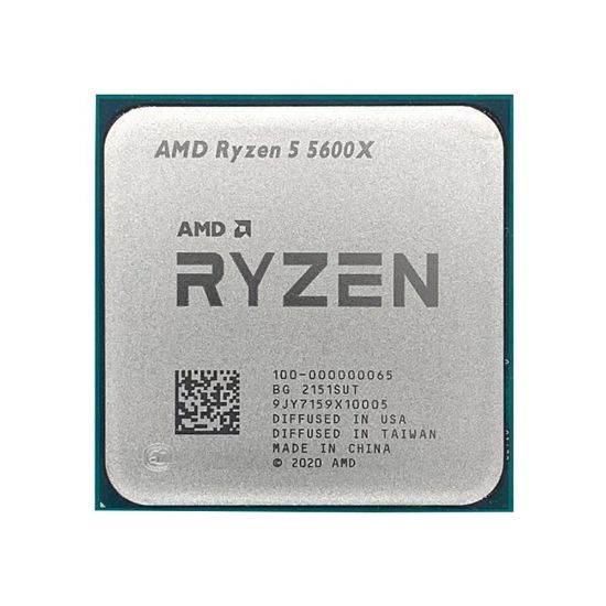 AMD Ryzen 5 5600X MPK 3.7-4.6 GHz 6 Çekirdek 7nm AM4 İşlemci Kutusuz resmi