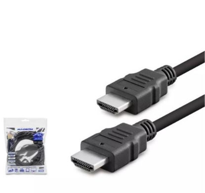 HADRON HDX2005  3M  HDMI (M) TO HDMI (M) KABLO PVC  SİYAH resmi
