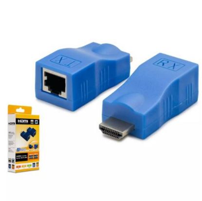 HADRON HDX1274 30M HDMI EXTENDER Receive X (Giriş)  MAVİ resmi