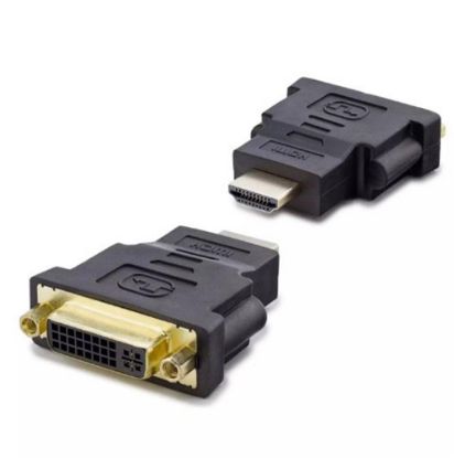 HADRON HDX1255 HDMI (M) TO DVI (F) ADAPTÖR 24+5 SİYAH resmi