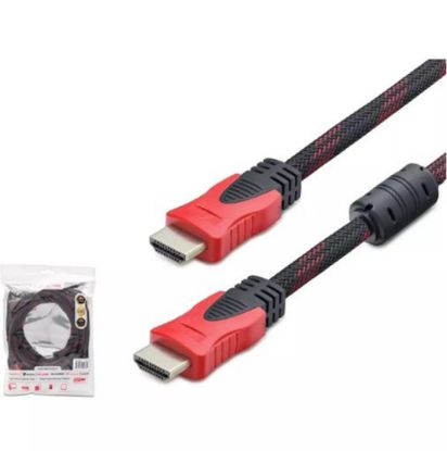 HADRON HDX2017 10MT HDMI (M) TO HDMI (M) KABLO ÖRGÜLÜ 10M SİYAH resmi