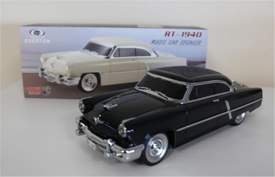 EVERTON RT-1940  Siyah Arabalı  Bluetooth Fm/Usb/Tf/Aux Şarjlı Nostaljik Radyo resmi