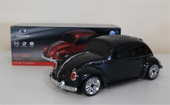 EVERTON RT-1939 Siyah Arabalı  Bluetooth Fm/Usb/Tf/Aux Şarjlı Nostaljik Radyo resmi