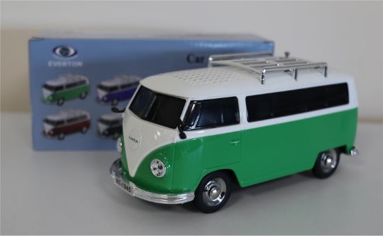 EVERTON RT-1945 Yeşil Arabalı  Bluetooth Fm/Usb/Tf/Aux Şarjlı Nostaljik Radyo resmi