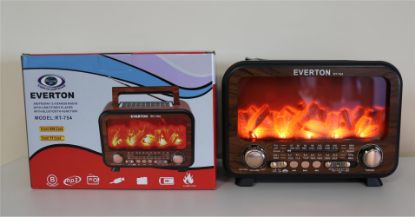 Everton Rt-754  Bluetooth Fm/Usb/Tf/Aux  Şarjlı Nostaljik Radyo resmi