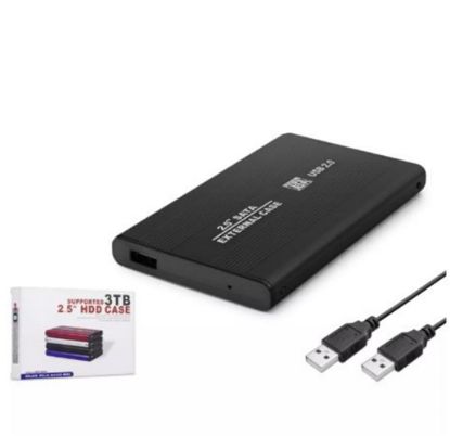 HADRON HDX1758 2.5" HDD KUTUSU USB2.0 METAL SATA SİYAH resmi