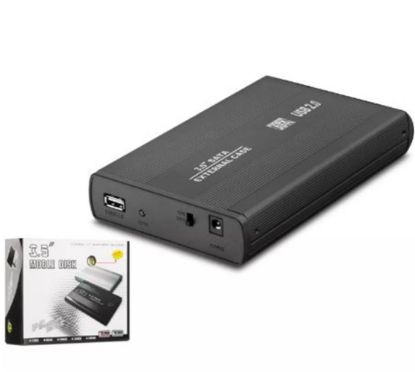 HADRON HDX1753 HDD KUTUSU USB2.0 METAL SATA 3.5" SİYAH resmi