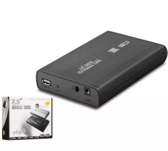 HADRON HDX1753 HDD KUTUSU USB2.0 METAL SATA 3.5" SİYAH resmi