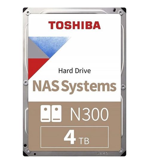 Toshiba 4TB N300 MN10ADA400ES 7200RPM 512MB SATA3 Nas Diski resmi