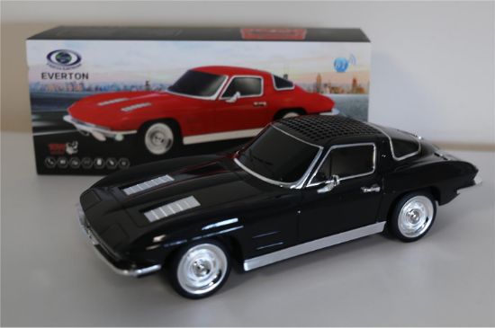 EVERTON RT-1956 Siyah Arabalı  Bluetooth Fm/Usb/Tf/Aux Şarjlı Nostaljik Radyo resmi