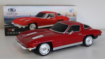 EVERTON RT-1956 Kırmızı Arabalı  Bluetooth Fm/Usb/Tf/Aux Şarjlı Nostaljik Radyo resmi