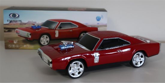 EVERTON RT-1959 Kırmızı Arabalı  Bluetooth Fm/Usb/Tf/Aux Şarjlı Nostaljik Radyo resmi