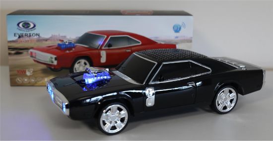 EVERTON RT-1959 Siyah Arabalı  Bluetooth Fm/Usb/Tf/Aux Şarjlı Nostaljik Radyo resmi