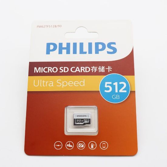 Philips 512GB A1 V30 MicroSDXC Hafıza Kartı (Adaptörsüz) resmi
