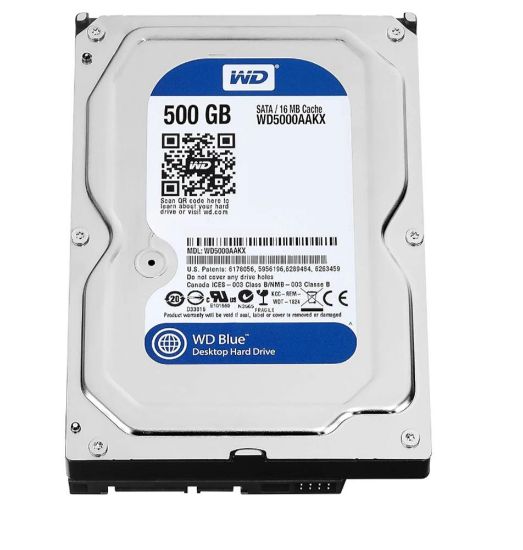 Wd 500Gb Caviar Blue WD5000AAKX SATA 3.0 7200 RPM 3.5" Harddisk resmi
