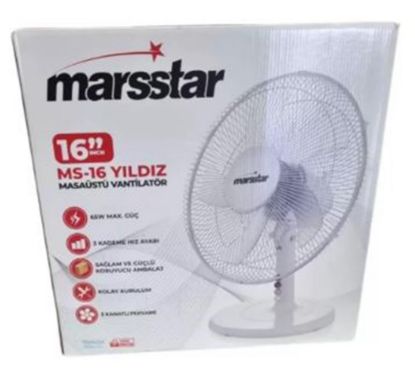 MARSSTAR YILDIZ MASA ÜSTÜ VANTİLATÖR MS-16 resmi
