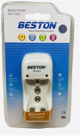 Beston C812 2 li  Pil Şarj Cihazı AA/AAA/9V resmi