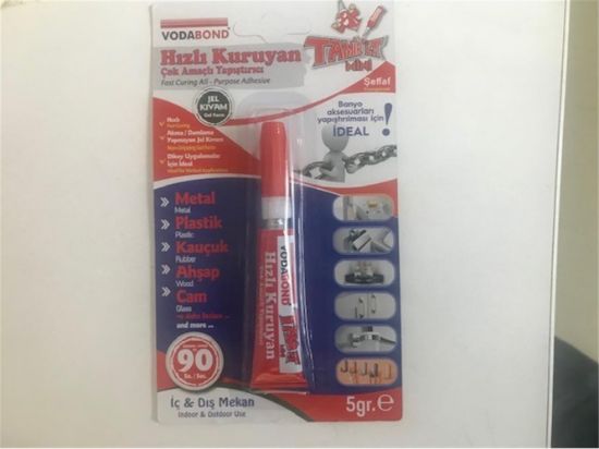 Vodobond Tamir Et 5gr (Metal/Plastik/Kauçuk/Ahşap/Cam) resmi