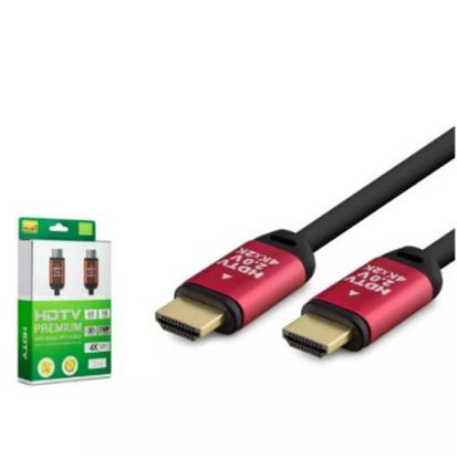 HADRON HDX2038 HDMI KABLO PVC 4K OD8.0 3M SİYAH resmi