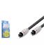 HADRON HDX7758 FIBER OPTICAL KABLO PVC 1.5M SİYAH resmi