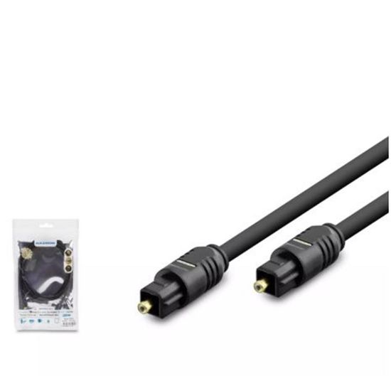 HADRON HDX7805 FIBER OPTICAL KABLO PVC 1.5M SİYAH resmi