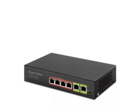 HADRON HD04 POE SWITCH 2UPLINK 4+2 10/100 MBPS 4PORT resmi
