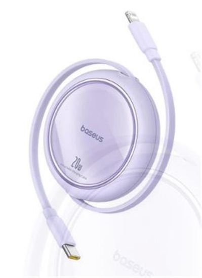 Baseus P10364501511-00 20w 1m Mor Çıkarılabilir Şarj  resmi