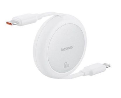 Baseus P10364500211-01 60W 1m Free2 Draw C-C Beyaz Kablo resmi