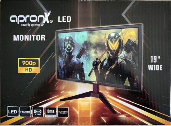 Apronx APX-NW19 900p 19" Led Vga+Hdmi Monitor resmi