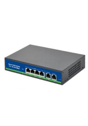 ISEE ISS-4010PG 8 Port Poe+ 10/100 Mbps 2 Port 10/100/1000 Uplink Switch resmi