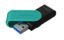 Kingston DTXS/128GB 128GB Portable USB 3.2 Gen1 DataTraveler ExodiaS (Black/Turquoise) Flash Bellek  resmi