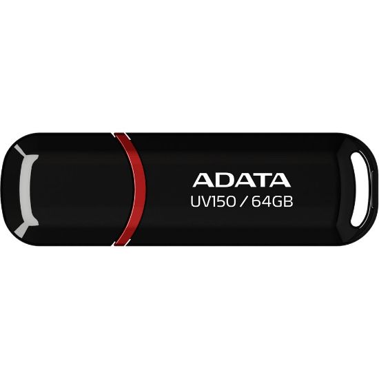 ADATA UV150-64GB USB3.2 Gen1 Black Flash Bellek resmi