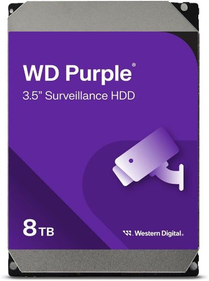 Wd 8Tb Purple WD85PURZ 5400RPM 256MB 7x24 Güvenlik Harddisk (Resmi Distribitör Ürünü) resmi