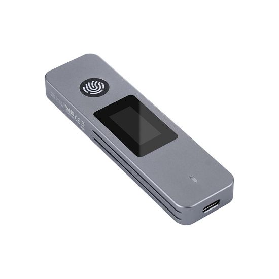 Vcom CU855SN-F USB 3.2 Gen 2 Type-C M.2 NVMe Parmak İzli SSD HDD Kutusu resmi