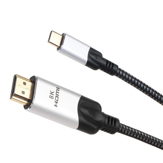 Vcom CU423MCV-1.8 Siyah 1.8MT Type-C To Hdmi 2.0V Kablo resmi