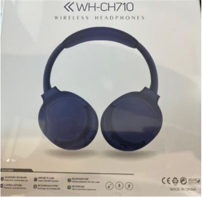 Hadron WH-CH710 Mavi Bluetooth Kulaklık  76*53*43MM  resmi